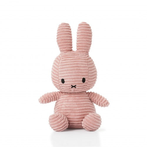 Miffy - Eco Cuddly Toy - Corduroy Pink - 23cm - Mabel & Fox