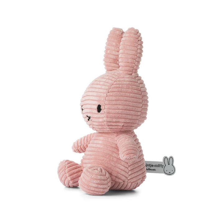 Miffy - Eco Cuddly Toy - Corduroy Pink - 23cm - Mabel & Fox