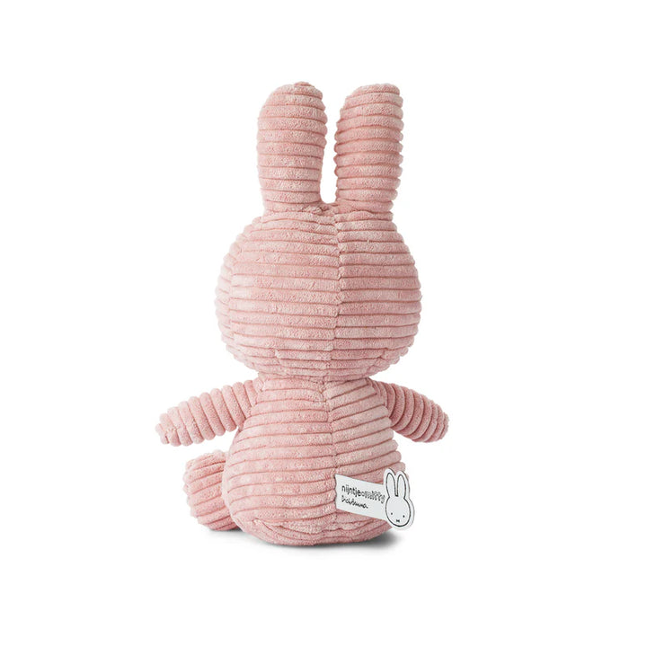 Miffy - Eco Cuddly Toy - Corduroy Pink - 23cm - Mabel & Fox