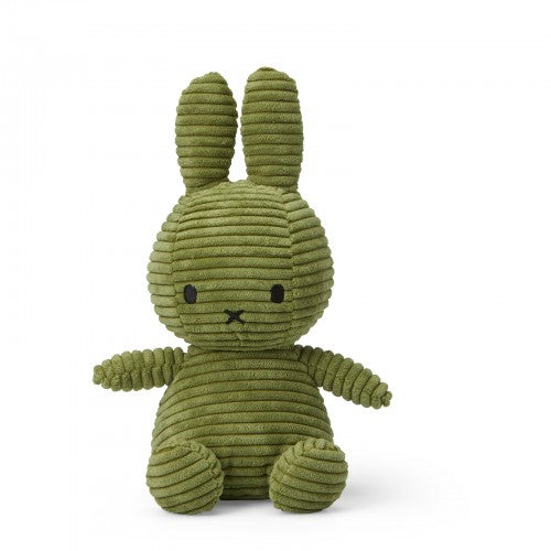 Miffy - Eco Cuddly Toy - Corduroy Olive - 23cm - Mabel & Fox