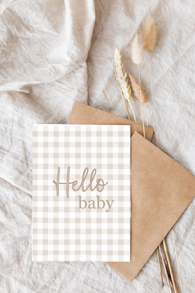 Bee Boheme - Greeting Card - Hello Baby