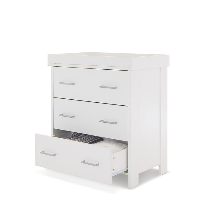 OBaby - Nika Changing Unit - White Wash - Mabel & Fox