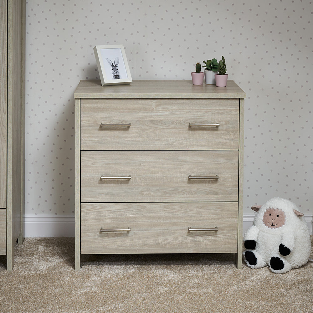 OBaby - Nika Changing Unit - Grey Wash - Mabel & Fox