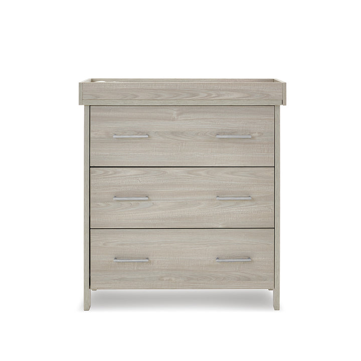 OBaby - Nika Changing Unit - Grey Wash - Mabel & Fox