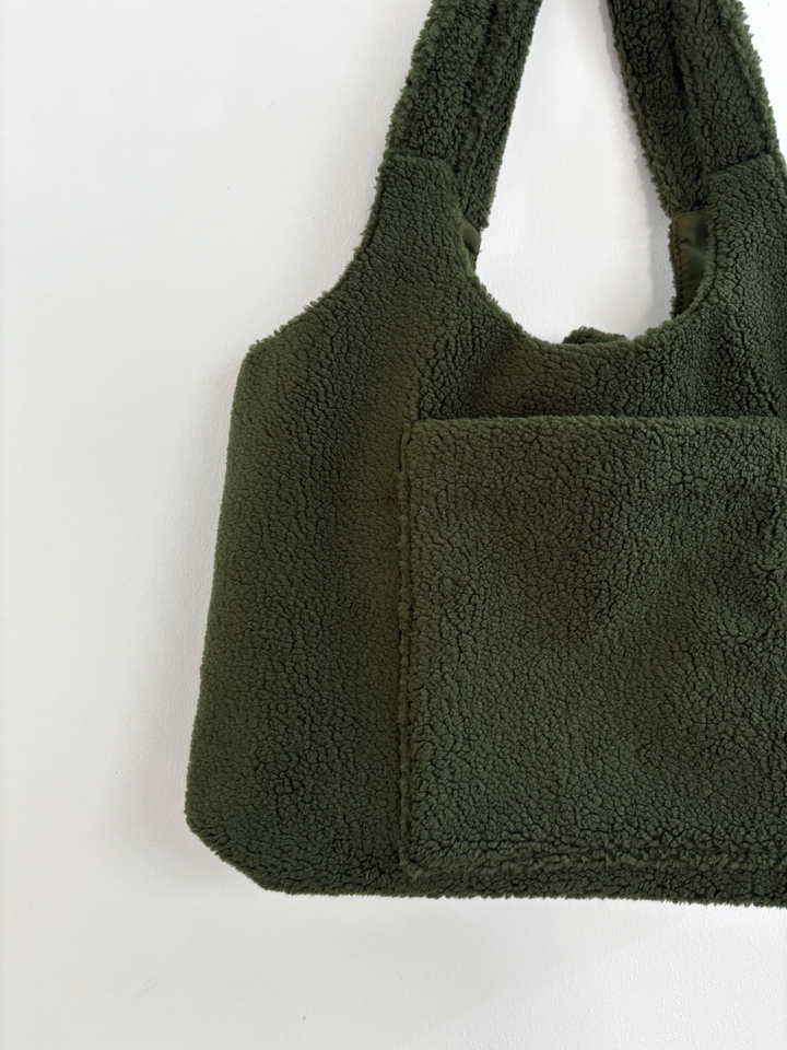 Mabel & Fox - Teddy Tote Bag - Forest - Mabel & Fox