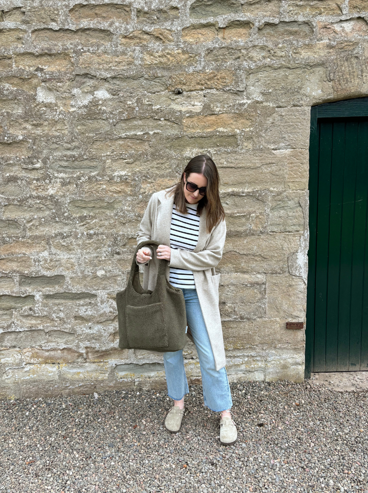 Mabel & Fox - Teddy Tote Bag - Forest - Mabel & Fox