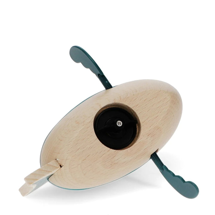 Rex London - Traditional Wooden Wind Up Bath Toy - Shark - Mabel & Fox