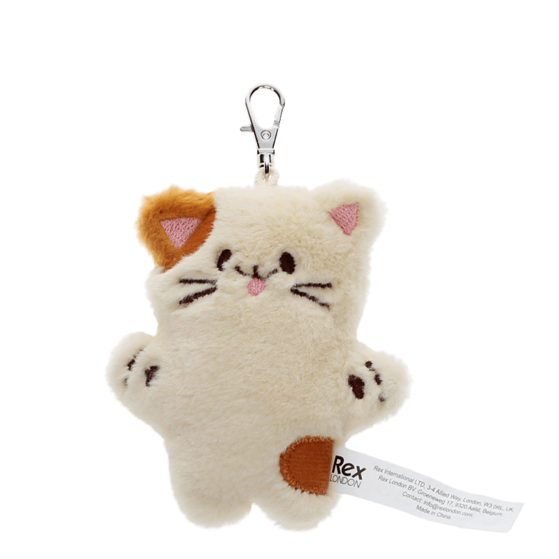 Rex London - Keyring Bag Charm - Fluffy Cat