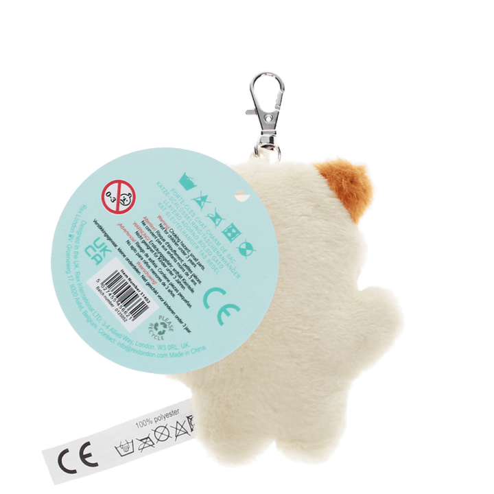 Rex London - Keyring Bag Charm - Fluffy Cat