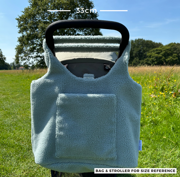 Mabel & Fox - Teddy Tote Bag - Ice Blue - Mabel & Fox