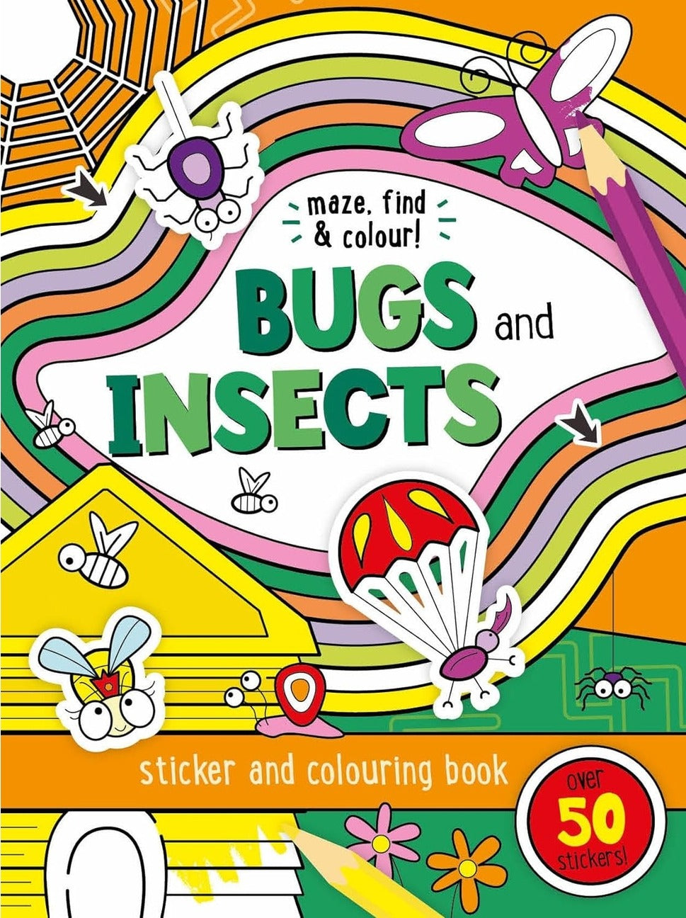 Look, Find & Colour Activity Book – Bugs and Insects