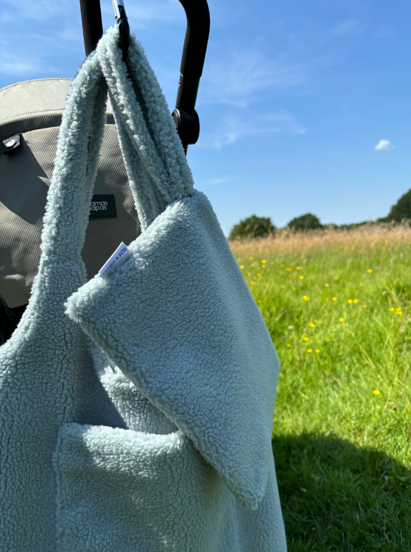 Mabel & Fox - Teddy Pouch - Ice Blue - Mabel & Fox