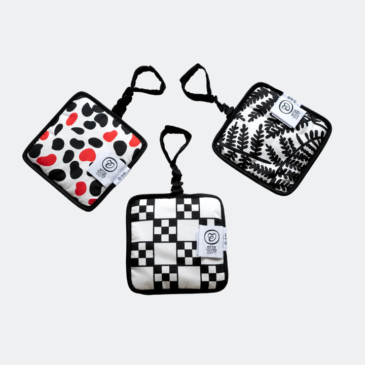 Etta Loves UK - Sensory Hanging Squares - Mabel & Fox