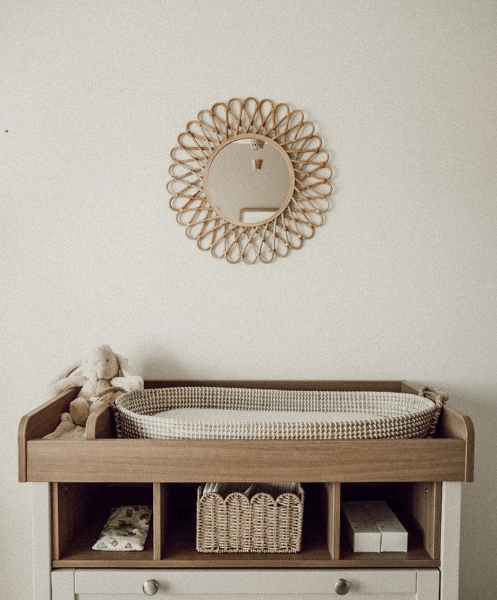 Mabel & Fox - Seagrass Baby Changing Basket