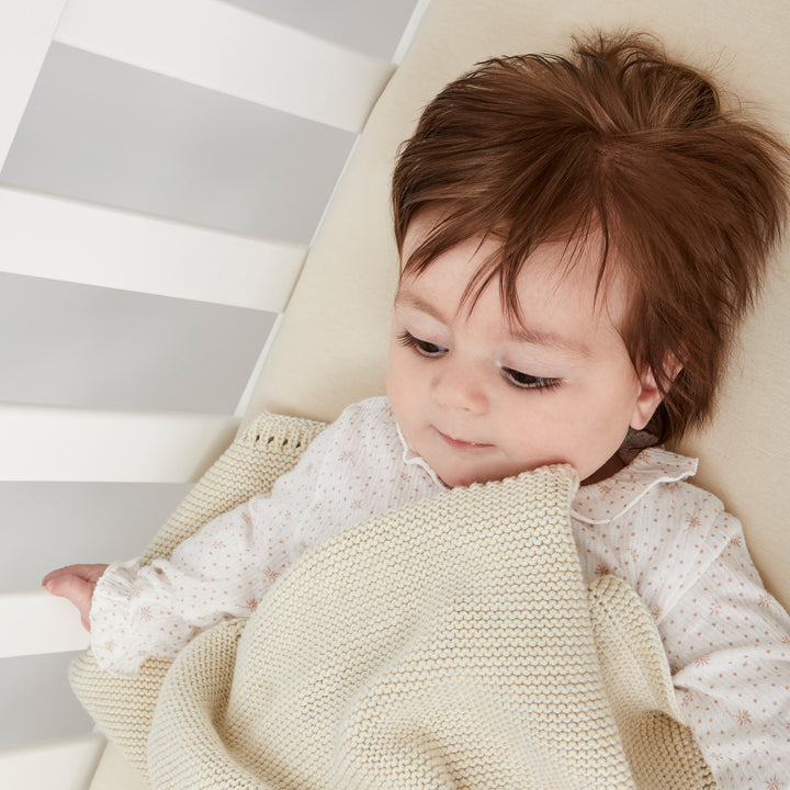 The Little Green Sheep - Crib Linen Sheets - Linen - Mabel & Fox