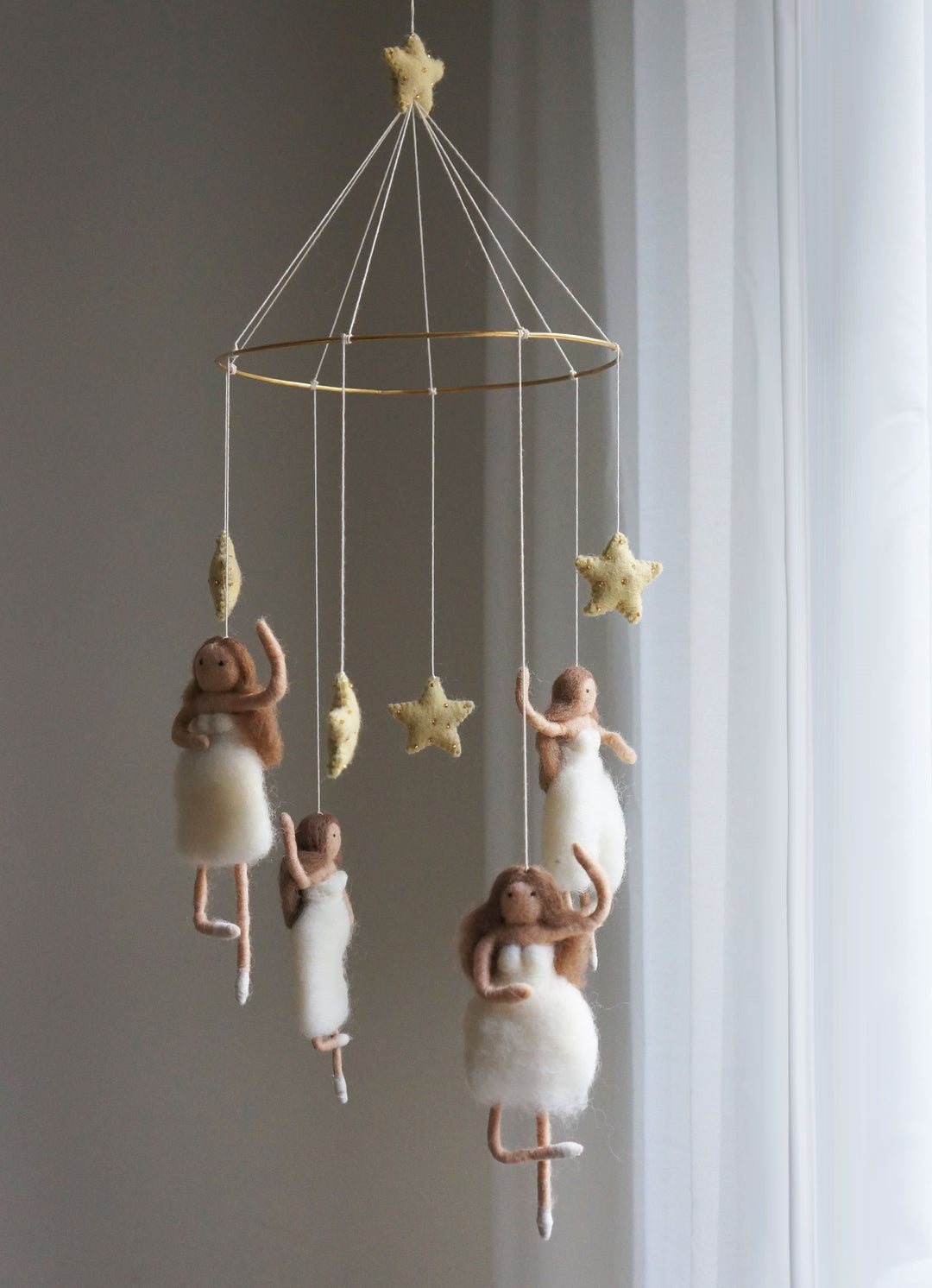 Gamcha - Baby Cot Mobile - Ballerina - Mabel & Fox