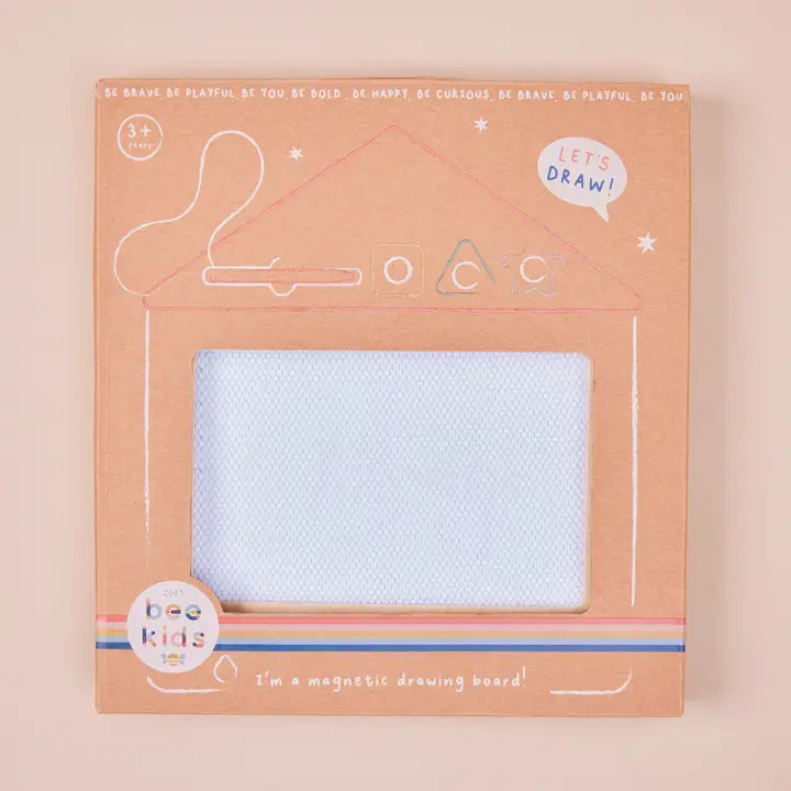 Just Bee Kids - Wooden Magnetic Drawing Board - Mabel & Fox