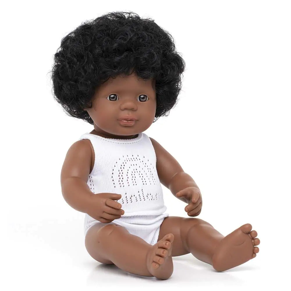 Miniland Doll African American Girl Mabel Fox