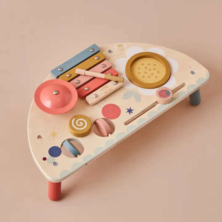 Just Bee Kids - Wooden Table Top Music & Activity Table - Mabel & Fox