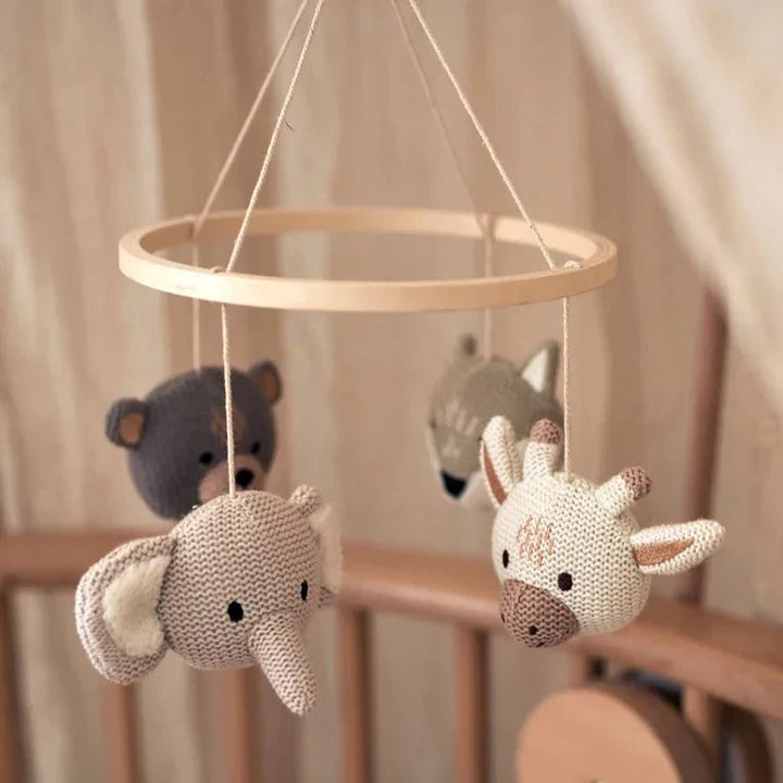 Jollein - Baby Mobile - Animals - Mabel & Fox