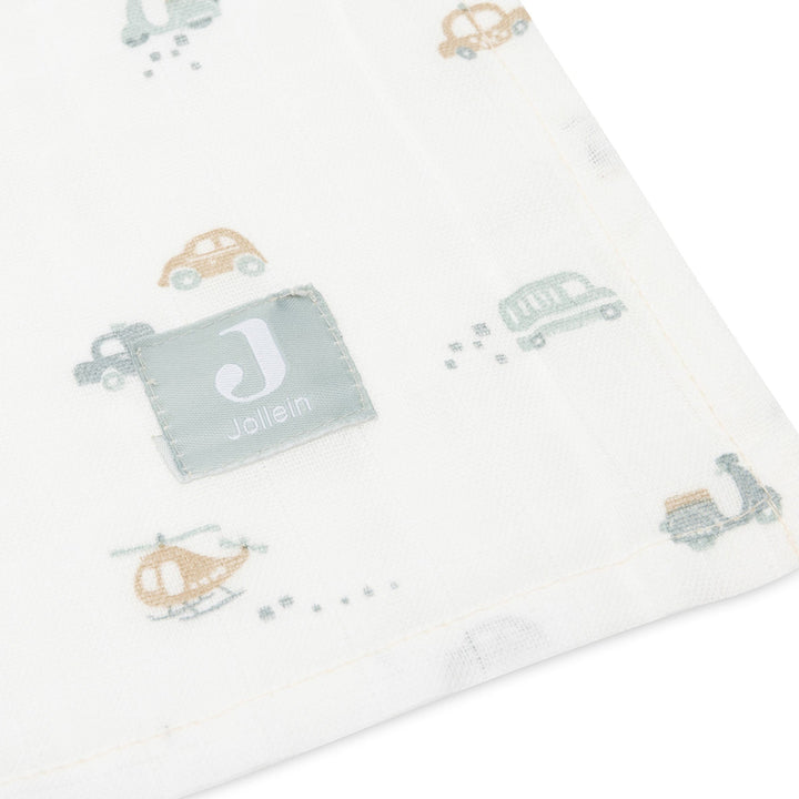 Jollein - Swaddle Muslin Large 115x115cm - On The Go - (2 Pack)