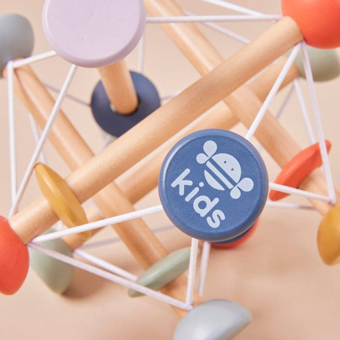 Just Bee Kids - Wooden Activity Ball - Mabel & Fox
