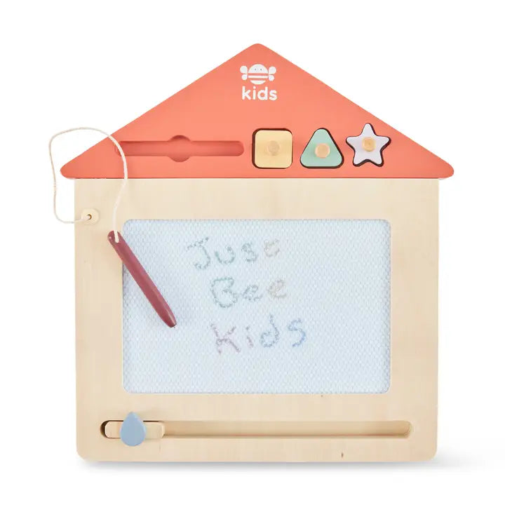 Just Bee Kids - Wooden Magnetic Drawing Board - Mabel & Fox