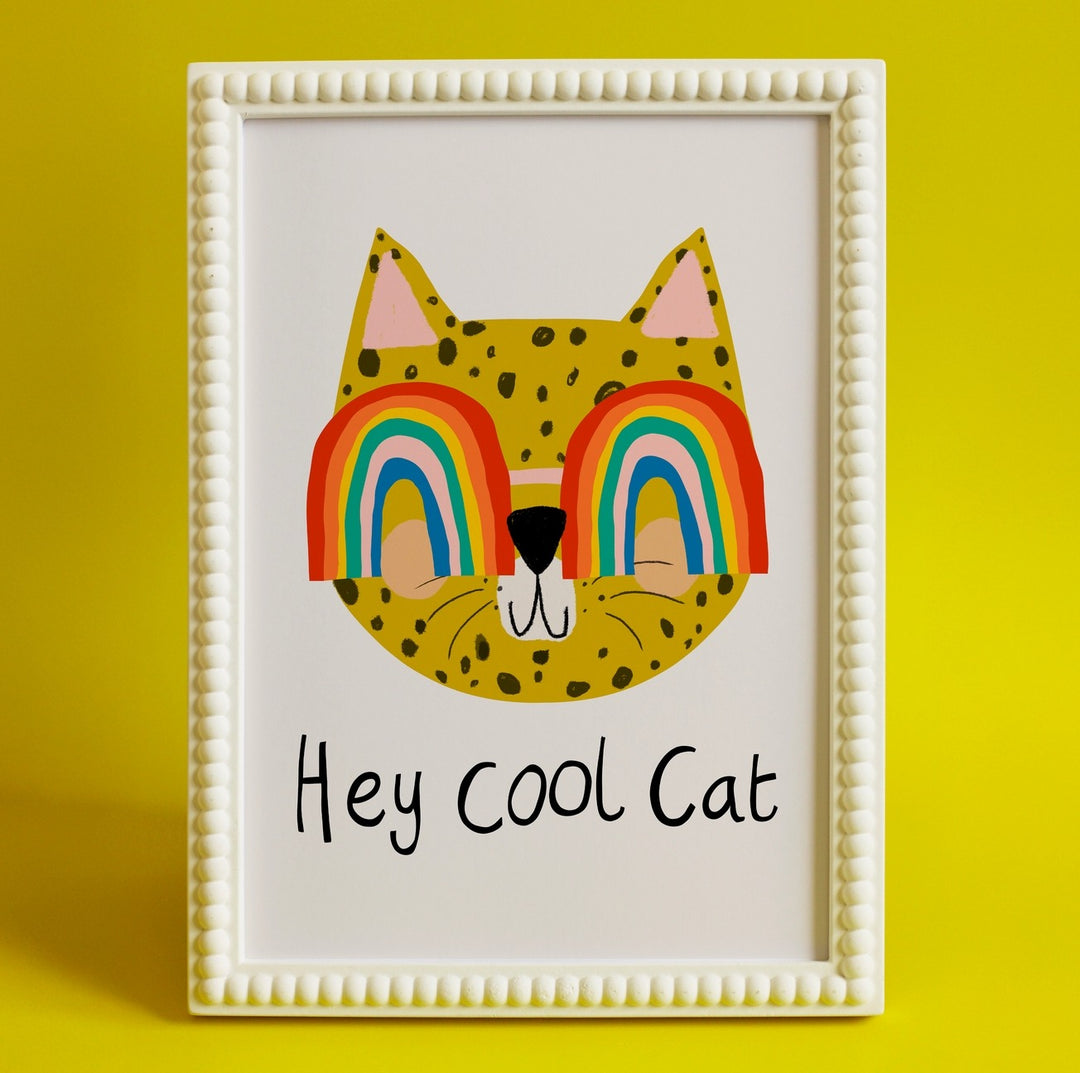 Abel and the Label - Art Print - Hey Cool Cat