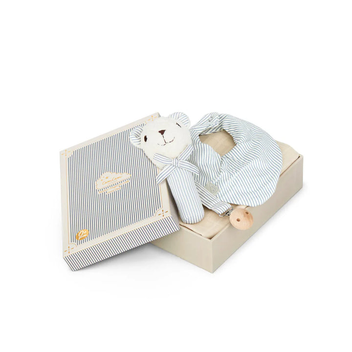 Cam Cam Copenhagen - Baby Essentials Gift Box - Classic Stripes Blue - Mabel & Fox
