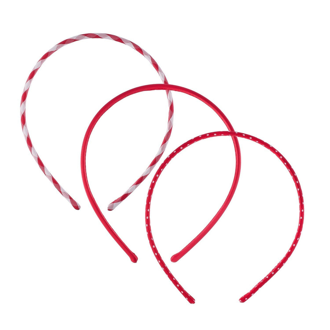 Rockahula - School Headbands - Red - 3 Pack
