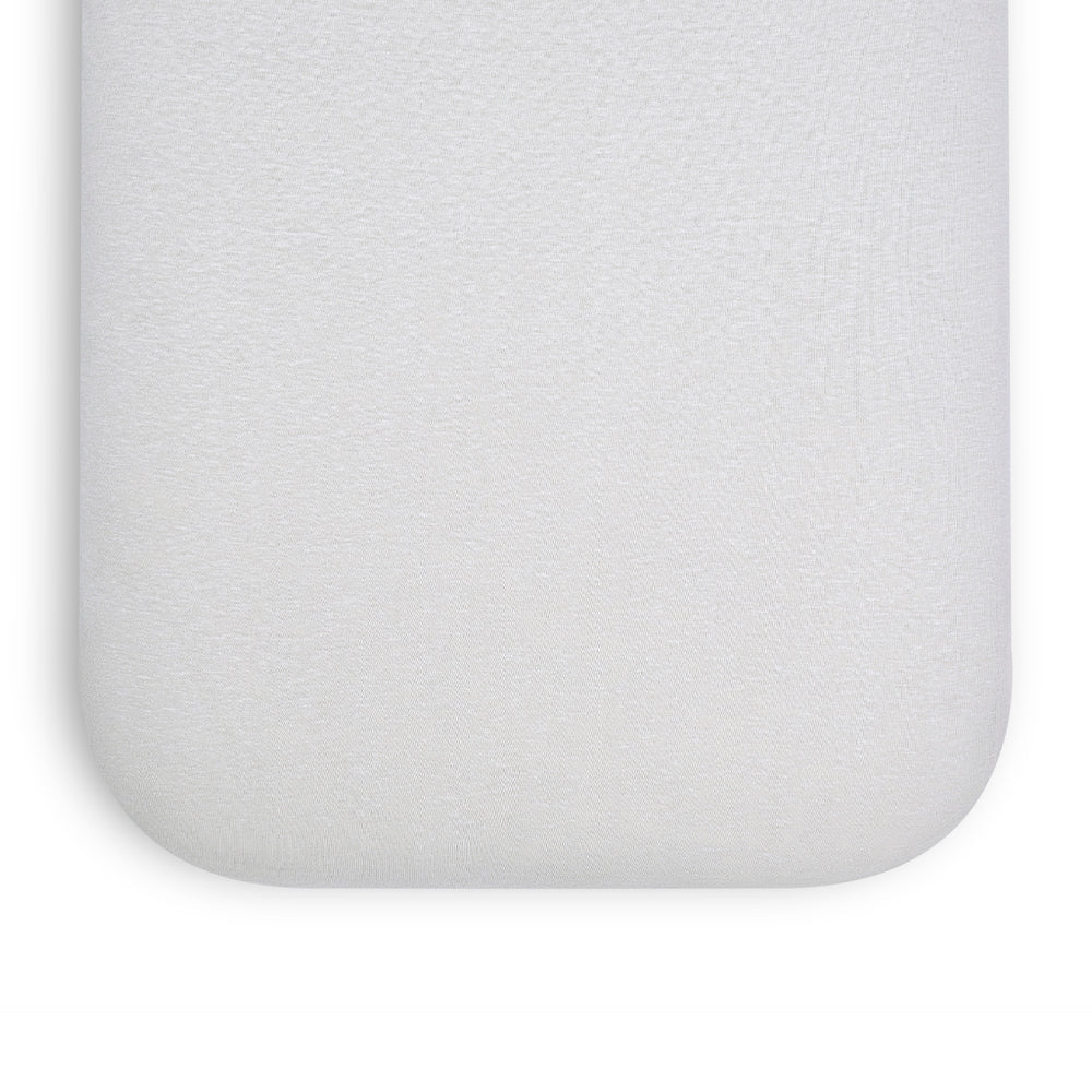 The Little Green Sheep - Crib Linen Sheets - Dove - Mabel & Fox