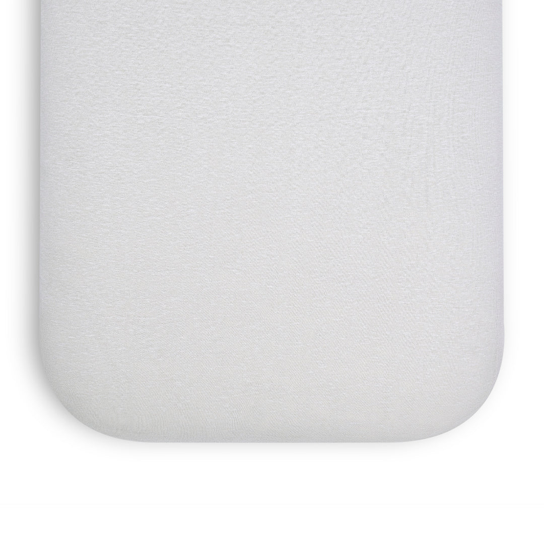 The Little Green Sheep - Crib Linen Sheets - Dove - Mabel & Fox