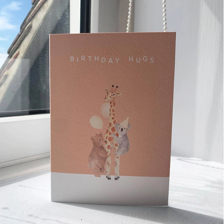 Little Roglets - Birthday Hugs Card