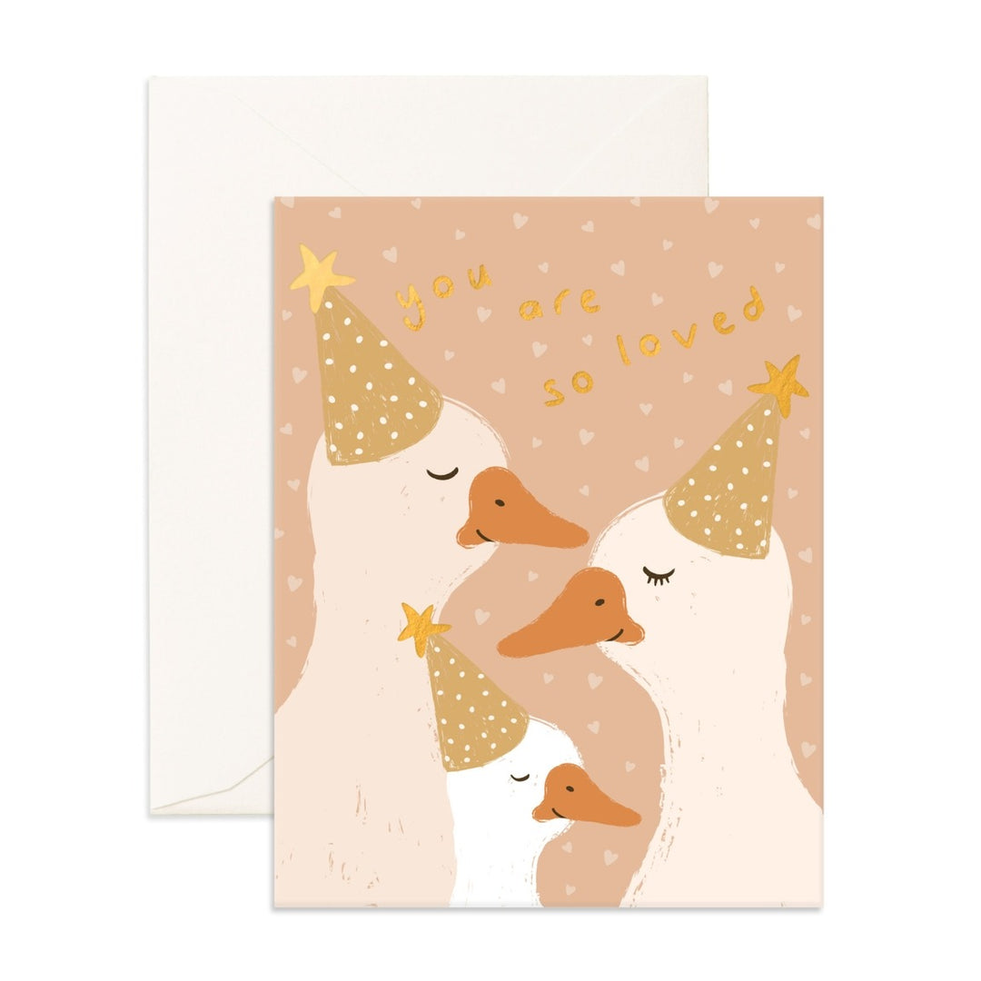 Fox & Fallow - Birthday Card - Duck Family