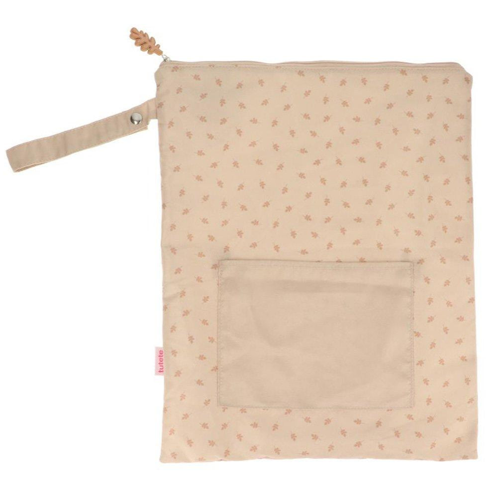 Tutete - Large Waterproof Bag - Leaves Sand