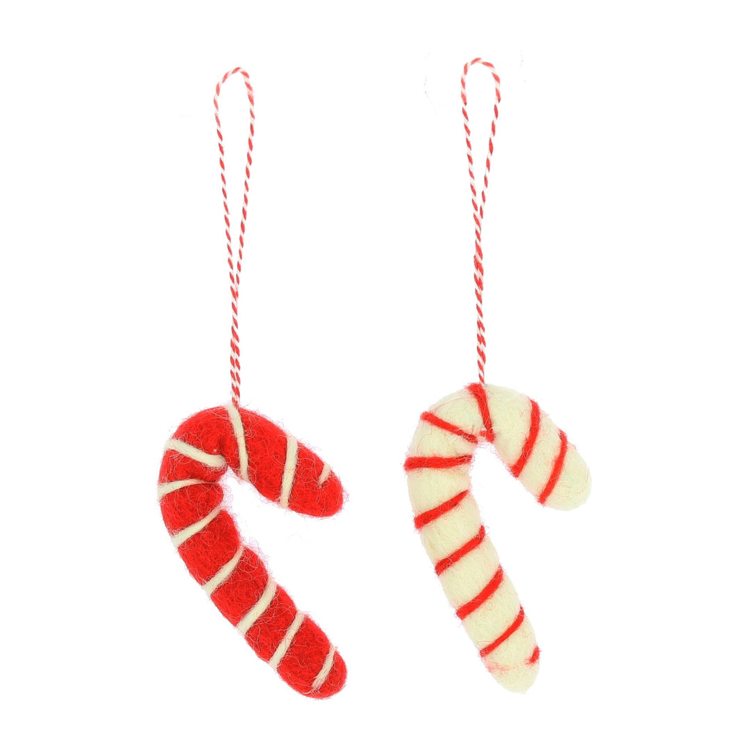 Fiona Walker - Christmas Decoration - Candycane ( Set Of 2)