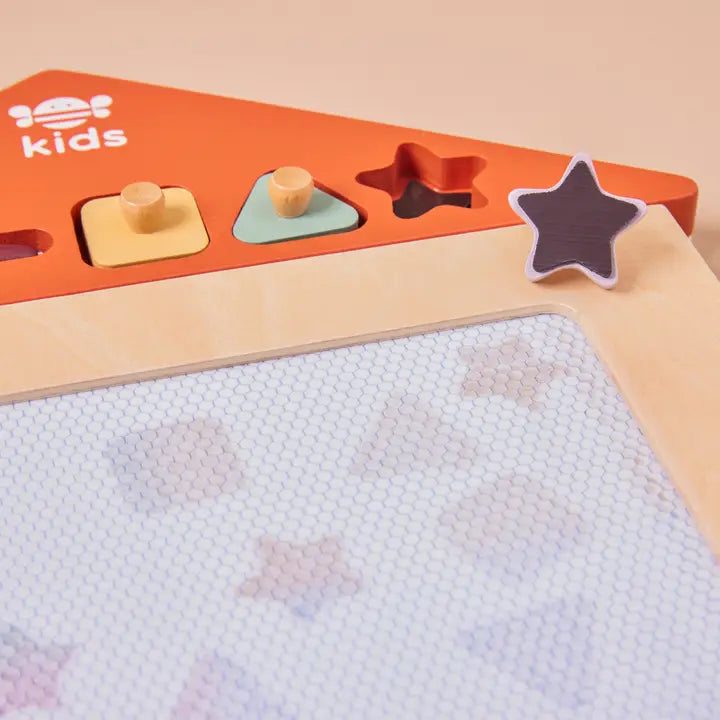 Just Bee Kids - Wooden Magnetic Drawing Board - Mabel & Fox
