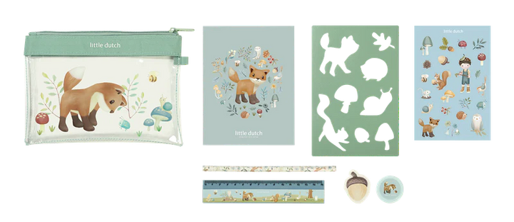 Little Dutch - Stationery Set - Forest Friends - Mabel & Fox