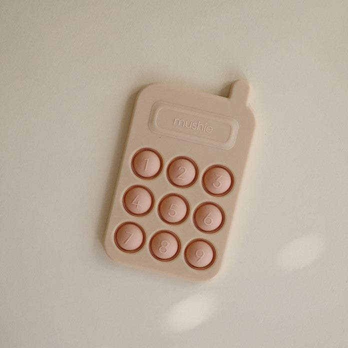 Mushie - Phone Press - Blush - Mabel & Fox