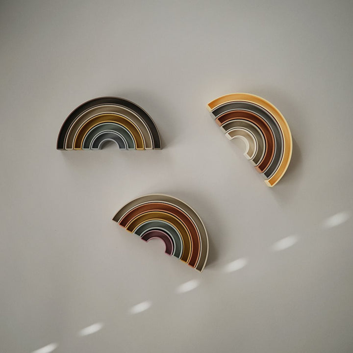 Mushie - Stacking Rainbow - Hillside - Mabel & Fox