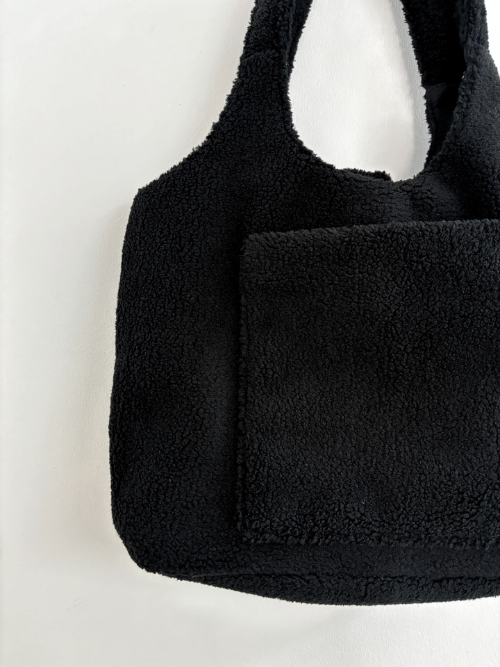 Mabel & Fox - Teddy Tote Bag - Black - Mabel & Fox