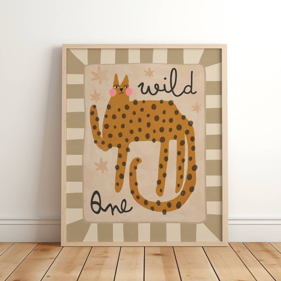 Lara & Kin - Art Print - Wild One - Leopard