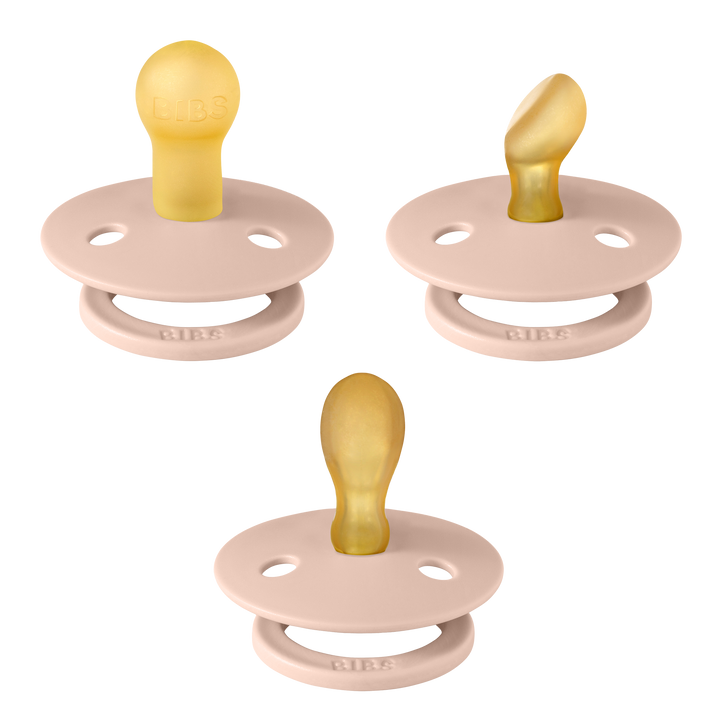 Bibs - Colour Pacifier - Ivory / Blush - Mabel & Fox