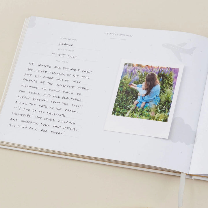 Blush & Gold - Baby Memory Book - Safari - Mabel & Fox