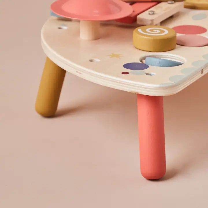 Just Bee Kids - Wooden Table Top Music & Activity Table - Mabel & Fox