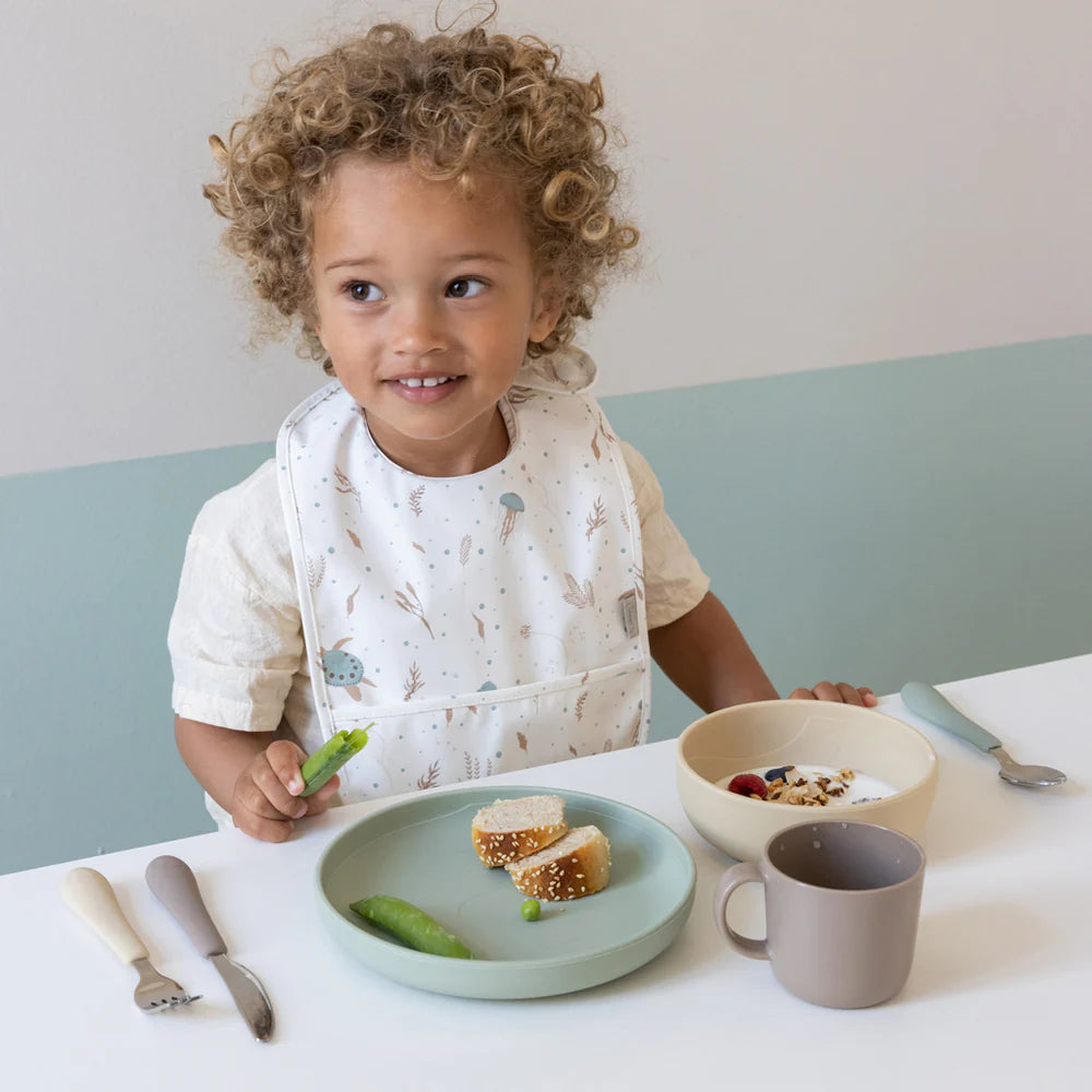 Cam Cam Copenhagen - Bib W/Pocket 2 Pack - Sea Garden - Mabel & Fox
