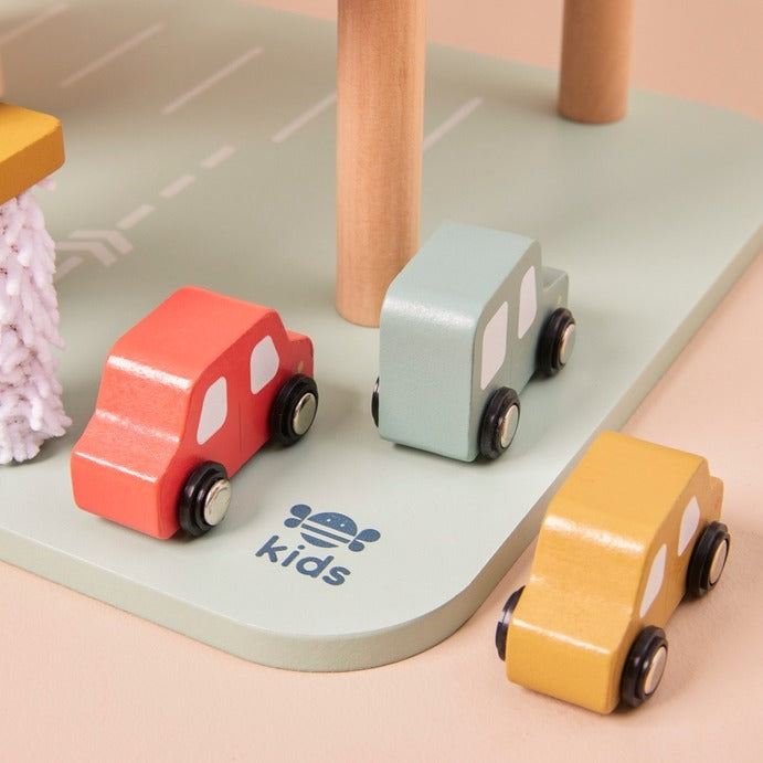 Just Bee Kids - Wooden Garage Toy - Mabel & Fox