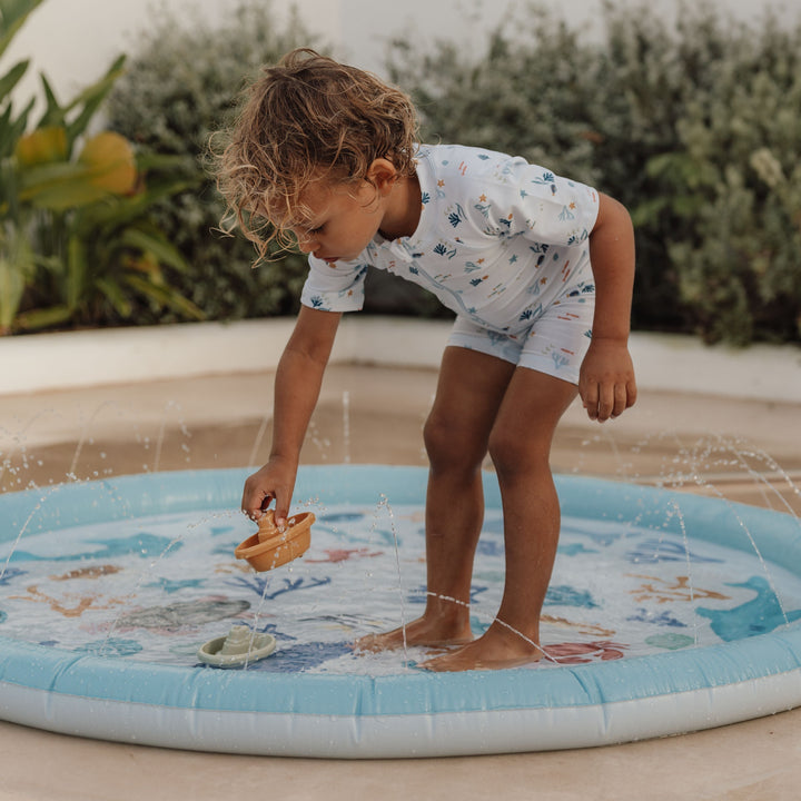 Little Dutch - Sprinkler Mat - Ocean Dreams Blue - Mabel & Fox