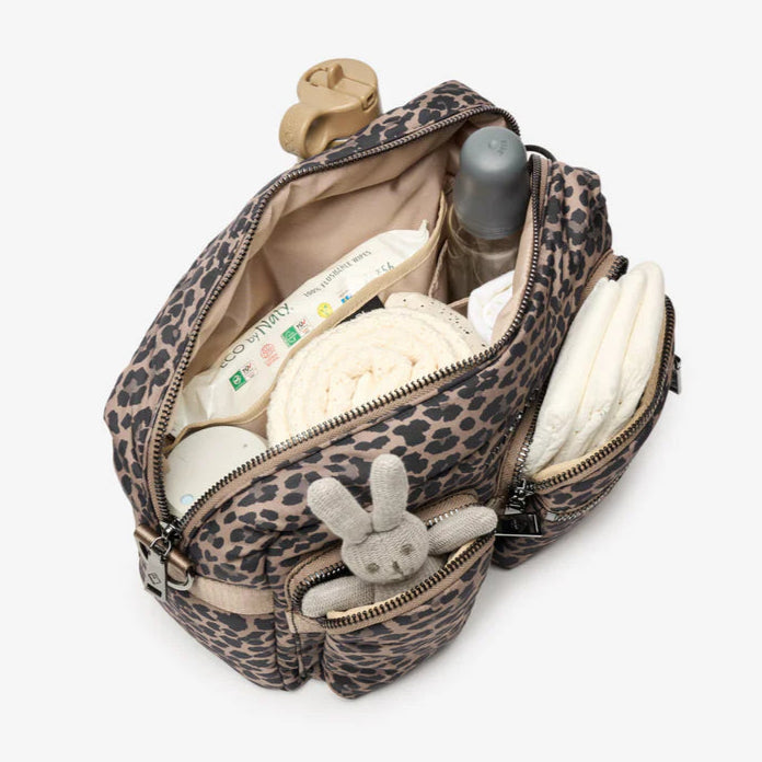 Tiba + Marl - Axel Organiser - Brown Tonal Leopard - Mabel & Fox