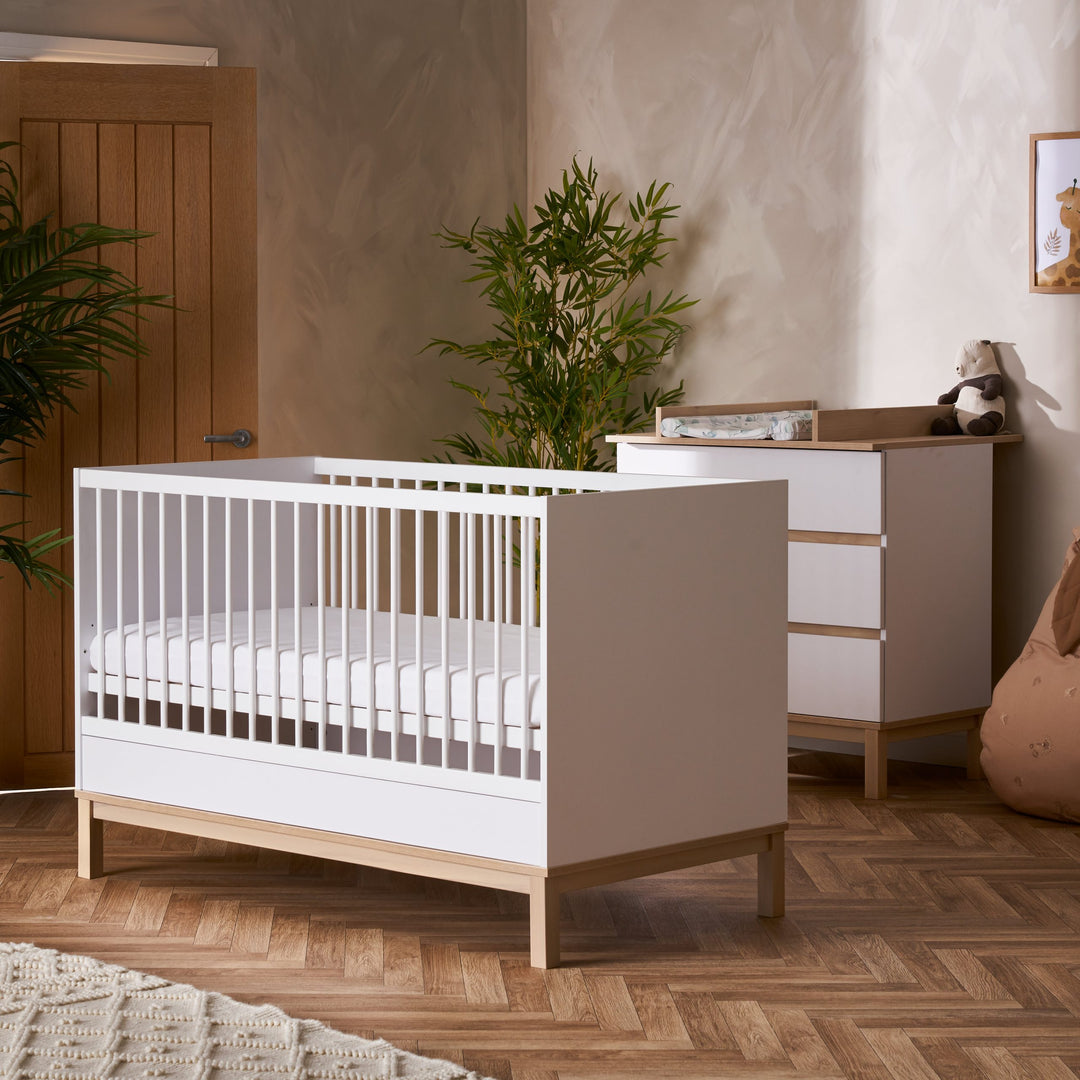 OBaby - Astrid 2 Piece Room Set - White - Mabel & Fox